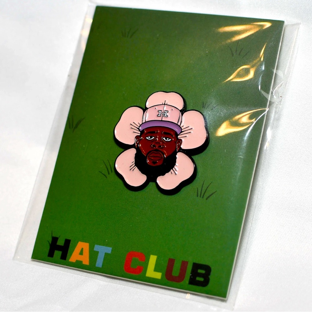 Hat Club Exclusive - Jae Tips Collection Series - Pink Flower Pin
